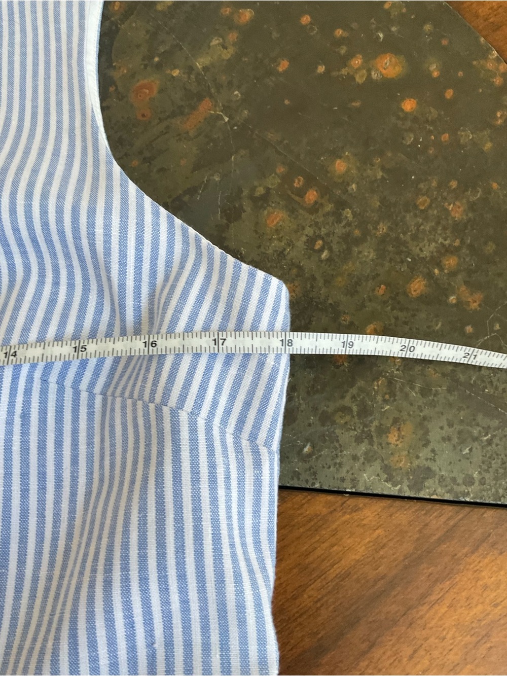 Talbots Linen Blend Fit N Flare Dress - Picture 7 of 9